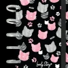 Caderno De Discos A6 Pautado - Black Miau