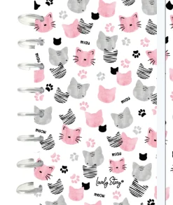 Caderno De Discos A5 Pautado - Ice Miau