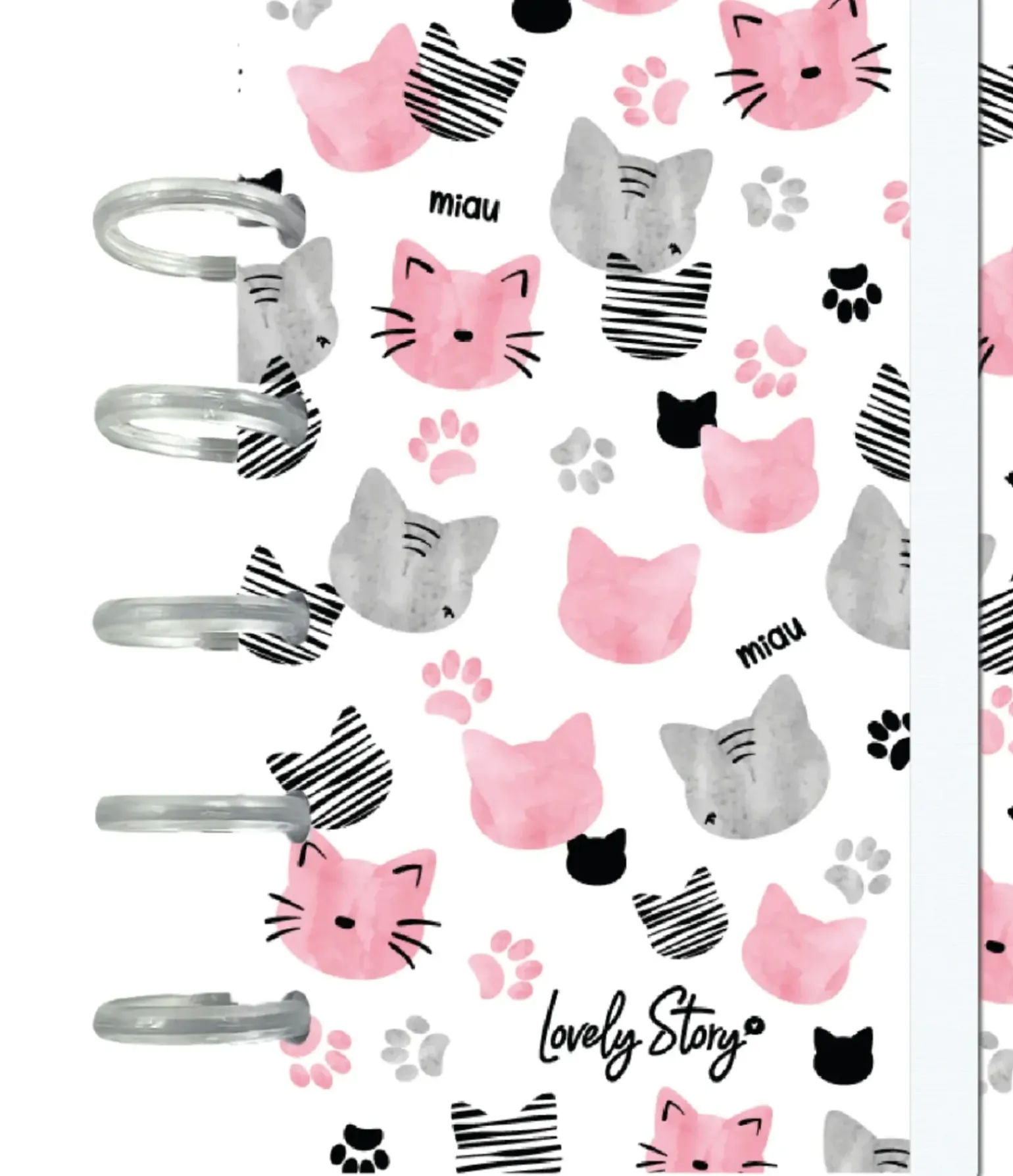 Caderno De Discos A6 Pautado - Ice Miau