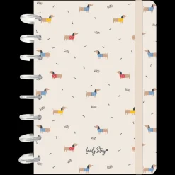 Caderno De Discos A5 Pautado - Sand Guau