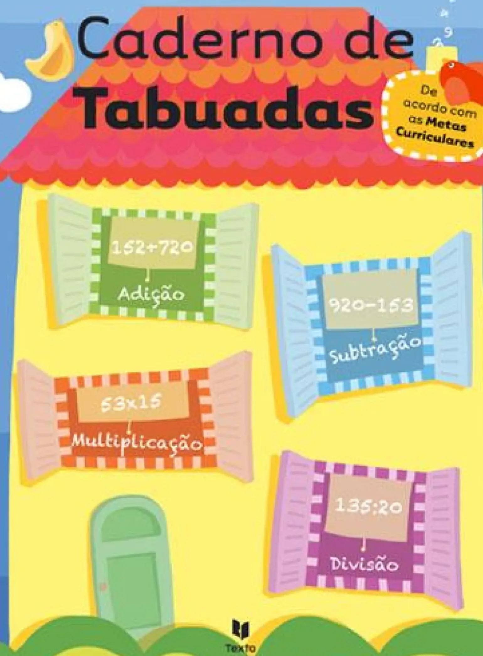 Caderno de Tabuada 3.º e 4.º Anos de Manuel Ferrão e Marta Teixeira