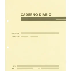 Caderno Diario Preto 40 Folhas Note!