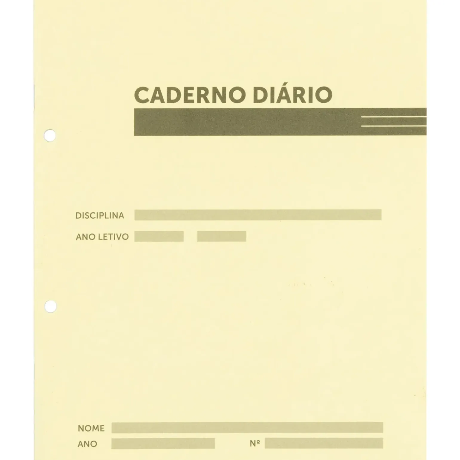 Caderno Diario Preto 40 Folhas Note!