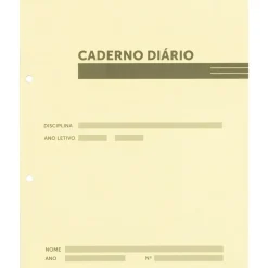 Caderno Diário Quadriculado 40 folhas Note!
