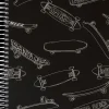 Caderno Espiral A5 Capa Dura 100 Folhas Skate Note!