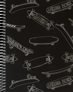 Caderno Espiral A5 Capa Dura 100 Folhas Skate Note!