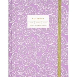 Caderno Espiral A5 Capa Dura Liso 96F com Elástico Bloom