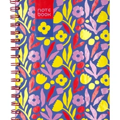 Caderno Espiral A5 Capa Dura Liso 96F Flower Note!