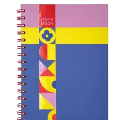 Caderno Espiral A5 Capa Dura Liso 96F Flower Note!