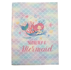 Caderno Espiral A4 Capa Dura Pautado 100F Mermaid Note!