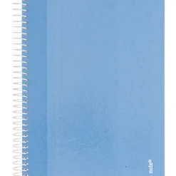 Caderno Espiral A5 Capa Dura Pautado 100 Folhas Azul Claro Note!