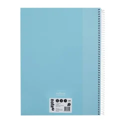 Caderno Espiral A4 Capa Dura Pautado 100 folhas Pastel