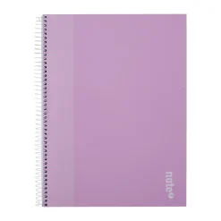 Caderno Espiral A4 Capa Dura Pautado 100 folhas Pastel