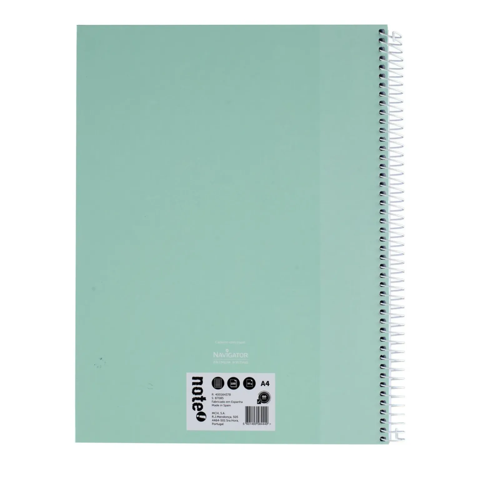 Caderno Espiral A4 Capa Dura Pautado 100 folhas Pastel