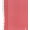 Caderno Espiral A5 Capa Dura Pautado 100 Folhas Rosa Colours Note!