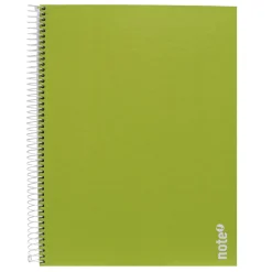 Caderno Espiral A4 Capa Dura Pautado 100 Folhas Verde Tecnocolor