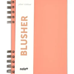 Caderno Espiral A5 Capa Dura Pautado Your Colour Peach Note!