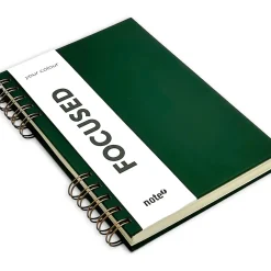 Caderno Espiral A5 Capa Dura Pautado Your Colour Verde Note!