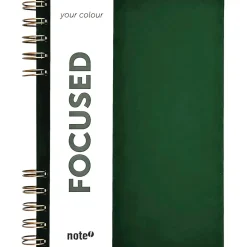 Caderno Espiral A5 Capa Dura Pautado Your Colour Verde Note!