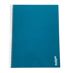 Caderno Espiral A5 Capa Dura Quadriculado 100Folhas Azul TecnoColor