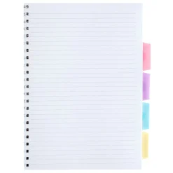 Caderno Espiral A4 com Elástico 120 Folhas Pautado Note! (artigo sortido)