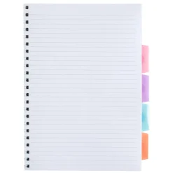 Caderno Espiral A4 com Elástico 120 Folhas Pautado Note! (artigo sortido)