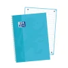Caderno Espiral A4 Euro Touch Pautado 80 Folhas Azul Pastel Oxford