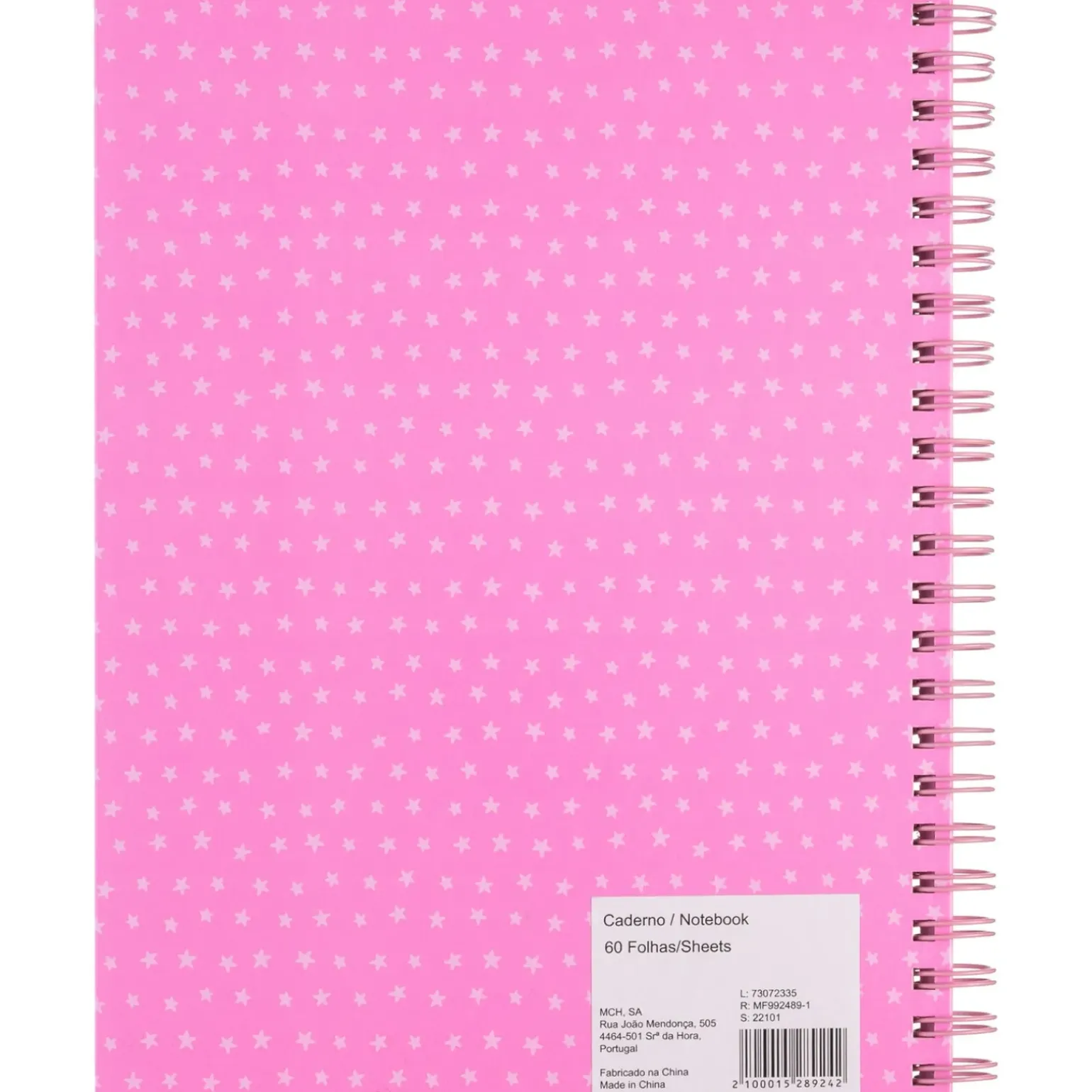 Caderno Espiral A5 60 Folhas Cats Pink Magic