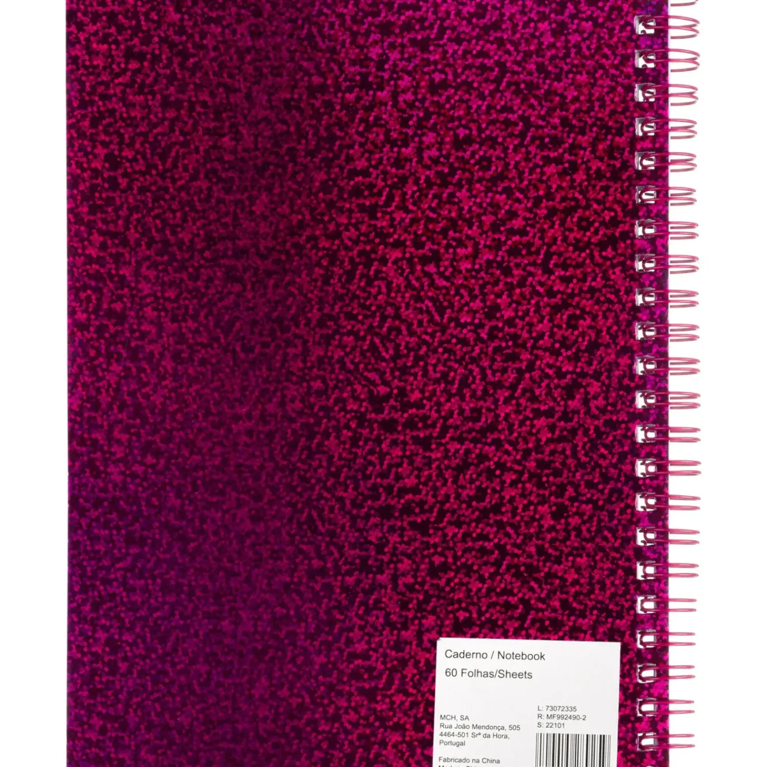 Caderno Espiral A5 60 Folhas Eye Pink Magic