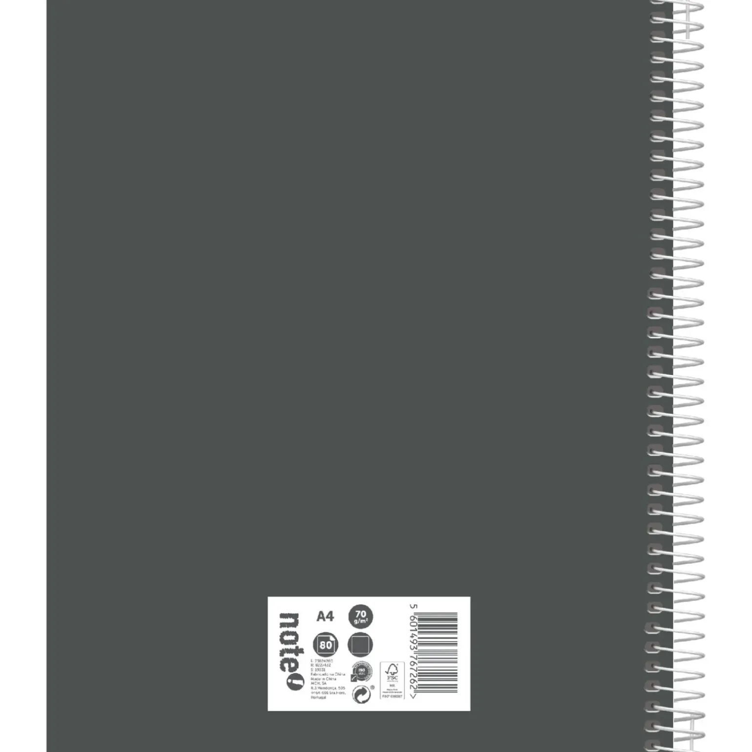 Caderno Espiral A4 80 Folhas 70G Liso Tecnoline Note!