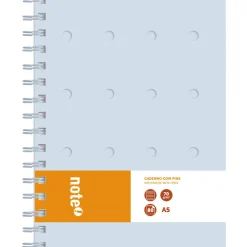 Caderno Espiral A5 80 Folhas 70G Pautado Pins Note!