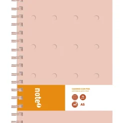 Caderno Espiral A5 80 Folhas 70G Pautado Pins Note!
