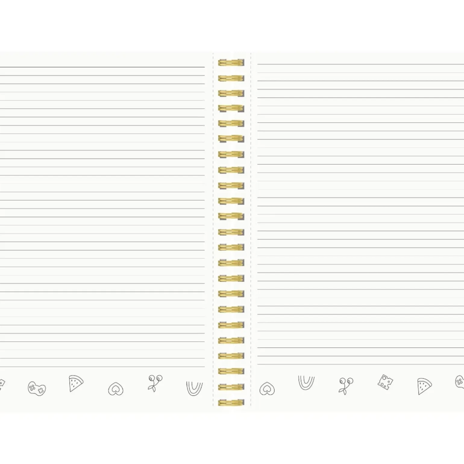 Caderno Espiral A4 80 Folhas 70G Pautado Pins Note!