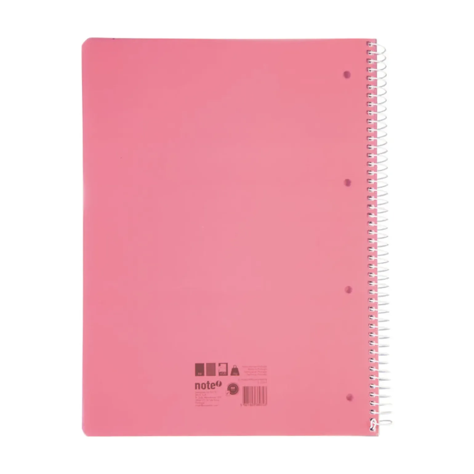 Caderno Espiral A4 120Folhas 70G Pautado Rosa Note!