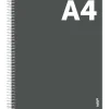 Caderno Espiral A4 80 Folhas 70G Pautado Tecnoline Note!