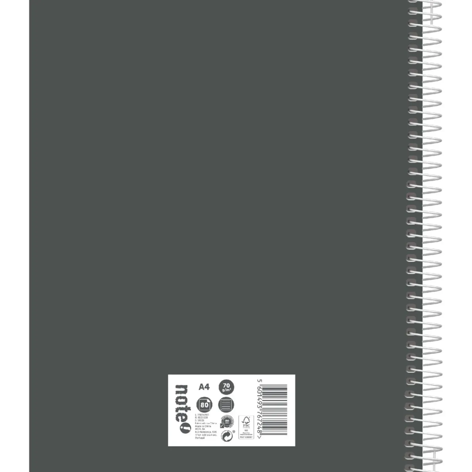 Caderno Espiral A4 80 Folhas 70G Pautado Tecnoline Note!