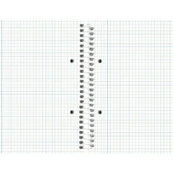Caderno Espiral A5 80 Folhas 70G Quadriculado Tecnoline Note!