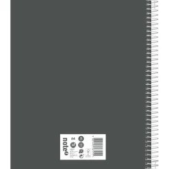 Caderno Espiral A4 80 Folhas 70G Quadriculado Tecnoline Note!