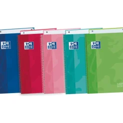Caderno Espiral A4 80 Folhas 90 Gr Cor Vivas