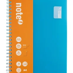 Caderno Espiral A4 Multidisciplinar Com Elástico 120 Folhas