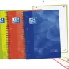 Caderno Espiral A4 Pautado com Separadores (várias cores)