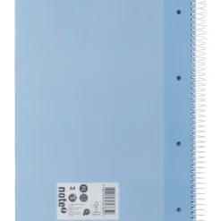 Caderno Espiral A4 Pautado 100 Folhas 70g Azul Claro Note!