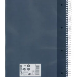 Caderno Espiral A4 Pautado 100 Folhas 70g Azul Escuro Note!