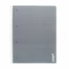 Caderno Espiral A4 Pautado 100 folhas 70g Cinza Note!