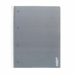 Caderno Espiral A4 Pautado 100 folhas 70g Cinza Note!