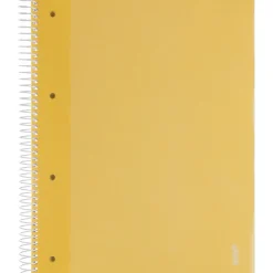 Caderno Espiral A4 Pautado 100 Folhas 70g Mostarda Note!