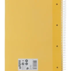 Caderno Espiral A4 Pautado 100 Folhas 70g Mostarda Note!
