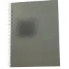 Caderno Espiral A4 Pautado 100Folhas 70G Prata Foiled Note!