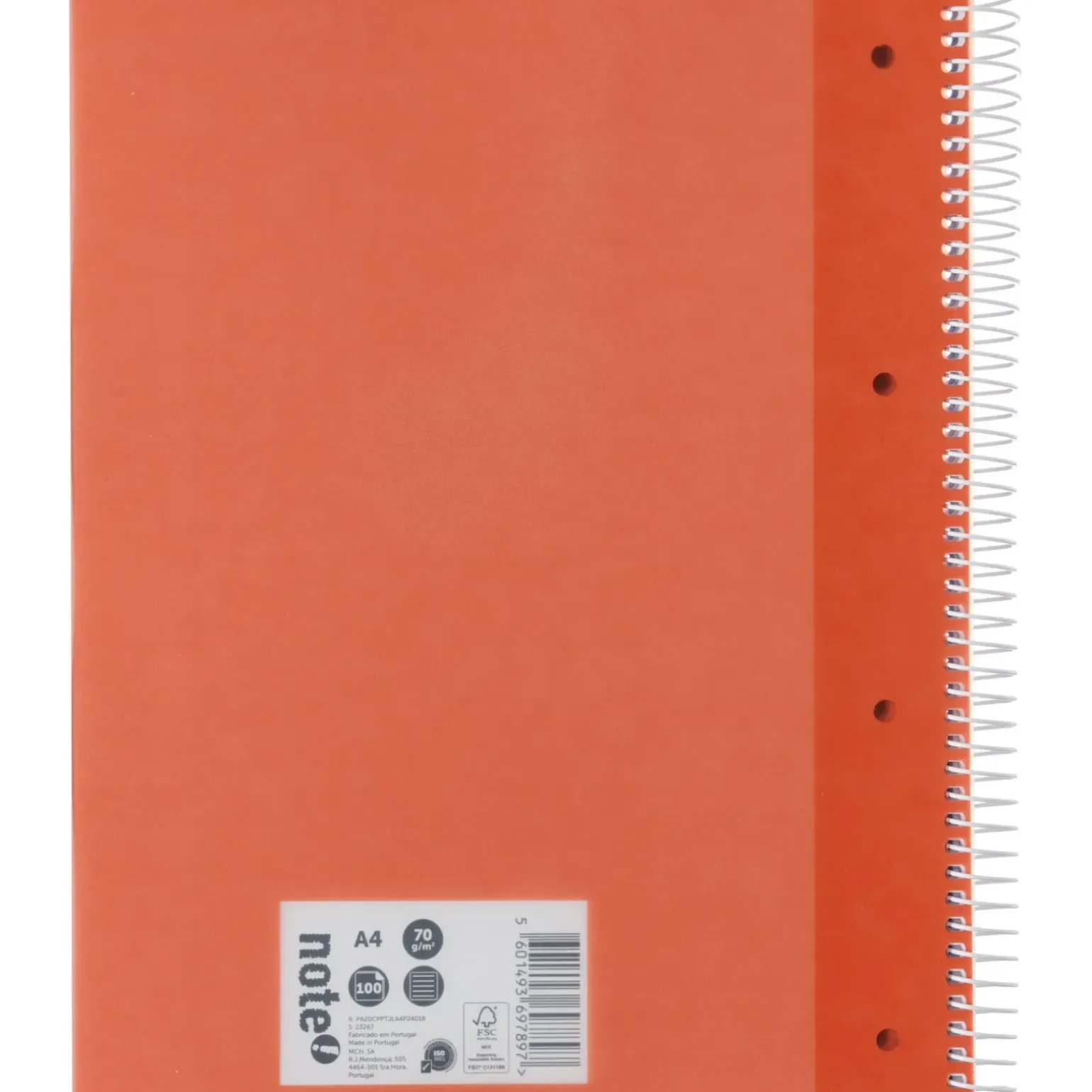 Caderno Espiral A4 Pautado 100 Folhas 70g Tijolo Note!