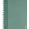 Caderno Espiral A4 Pautado 100 Folhas 70g Verde Escuro Note!